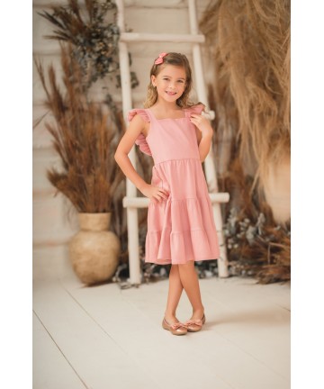 VESTIDO DE FESTA INFANTIL ROSE FLORBELA